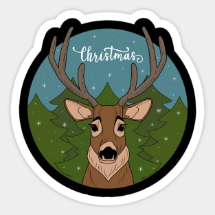 Reindeer Sticker